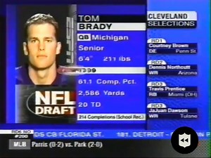 On this day in 2000, with the 199th pick in the 2000 #NFLDraft, the New England Patriots select... Tom Brady. (🎥 @nfllegacy) | New England Patriots on CBS Sports