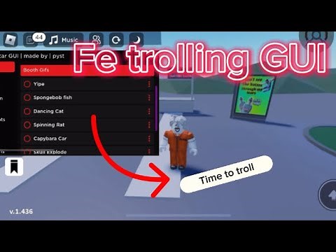 [ FE ] Trolling GUI script | Roblox