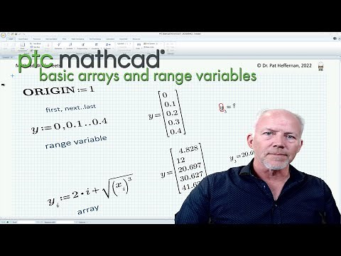 PTC Mathcad - Basic Arrays and Range Variables