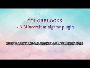 ColorBlocks Tutorial - Minecraft Plugin