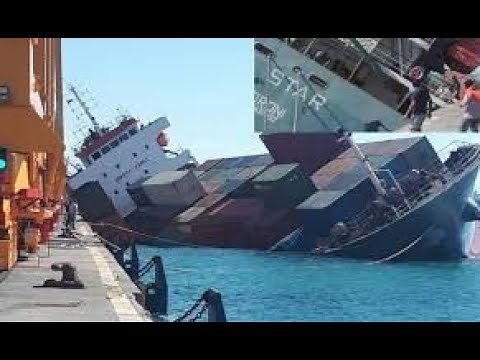 Ship Collision in Port
