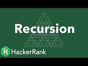 Algorithms: Recursion