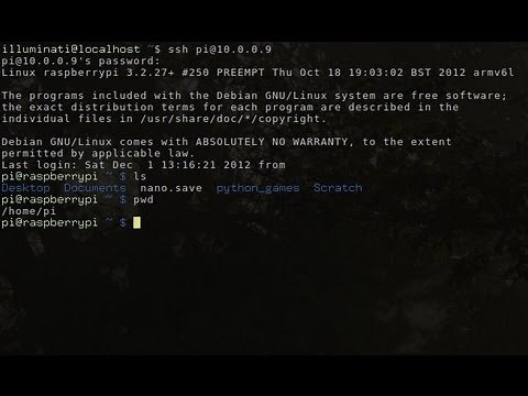 Raspberry Pi - How to SSH - Remote view your Pi...