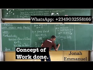 Work (Definition, Formula, Types and Examples) | Work, Energy and Power 1 | Physics tutorial