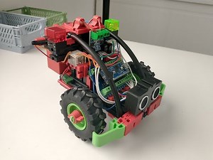 Arduino Nano Fischertechnik Obstacle Avoiding Robot