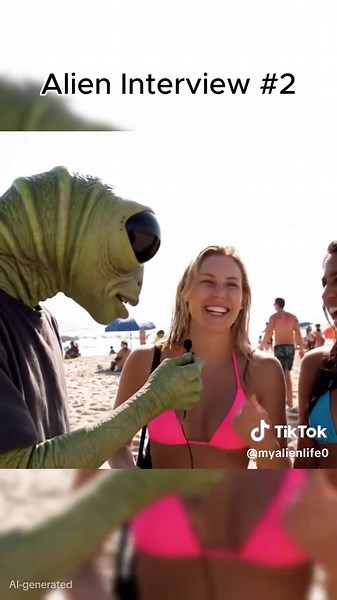 Alien Interview 🌎 #2 #veo3 #googleveo3 #alien #alieninterview #streetinterview