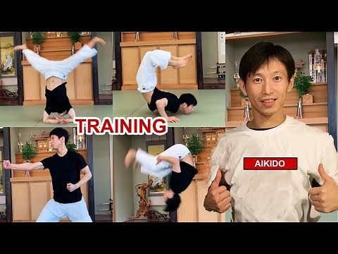 Aikido - Special physical and balance solo training by SHIRAKAWA RYUJI shihan