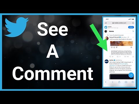 How To See Twitter Comments