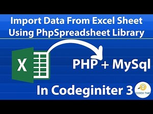 Import Data from Excel in database PHP MySQL | Codeigniter 3