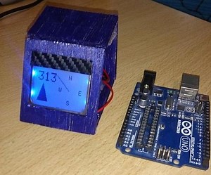 Arduino Digital Magnetic Compass (HMC5883L - 2 Display Modes)