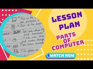 Parts of a computer | lesson plan |B.Ed | Teachers |objectives| Activities|Worksheet | Primary class