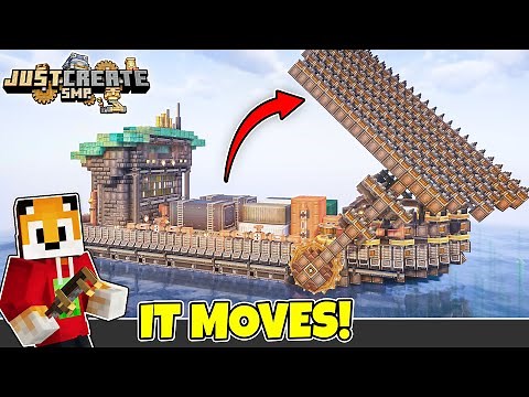 I made a WORKING BOAT in Minecraft Create Mod [#10]