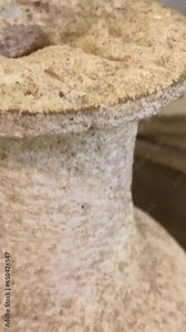 Butrint in Albania, Cinematic Places UNESCO World Heritage Centre in 4K. museum of anthropology stone sculptures