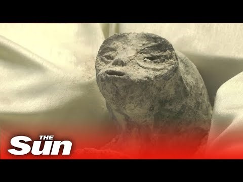 Two ‘alien corpses’ from 1,000 years ago shown at UFO hearing