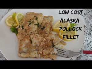 Garlic, Lemon sauteed Alaska Pollock Fillets