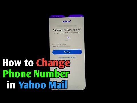How to Change Phone Number in Yahoo Mail