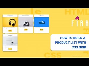 #6 - How to create a Product List using CSS Grid
