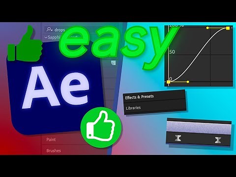 Basic After Effects Tutorial (easy for beginners)
