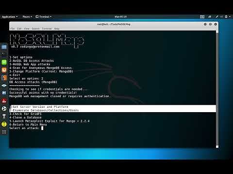Nosqlmap - Automated NoSQL database enumeration and web application exploitation Tool
