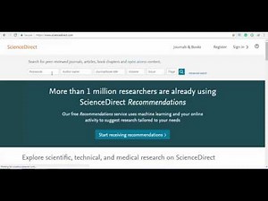 how to get access of sciencedirect From home
