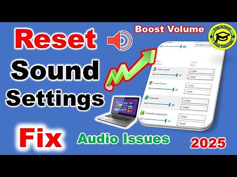Fix Audio Issues | Reset Sound Settings on Windows 10