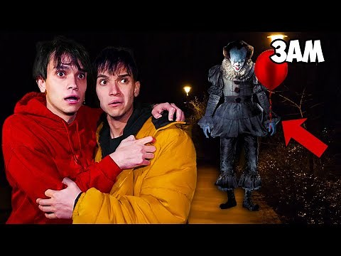 PENNYWISE HUNTS US AT 3AM! (Scary)