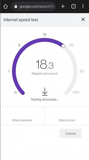How to test Internet Speed in Google