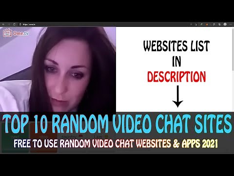 Top 10 Random Video Chat Websites 2021 | Best Girls Only Random Video Chat Websites & Apps 2021