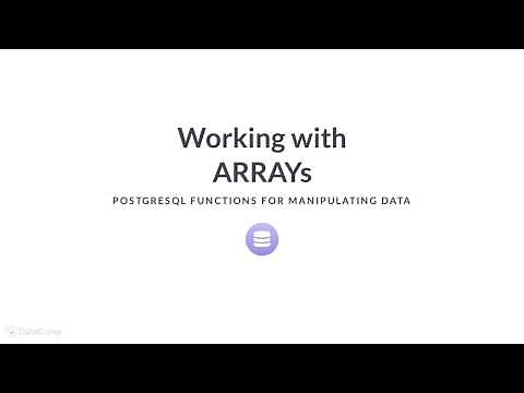 SQL Tutorial: Working with ARRAYs