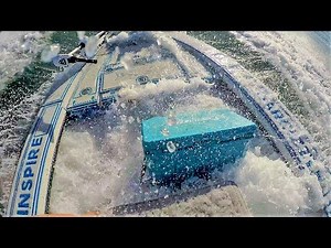 Unexpected BIG WAVES Swamp Our SMALL BOAT!