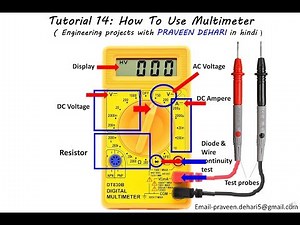 How To Use Multimeter : Tutorial 14