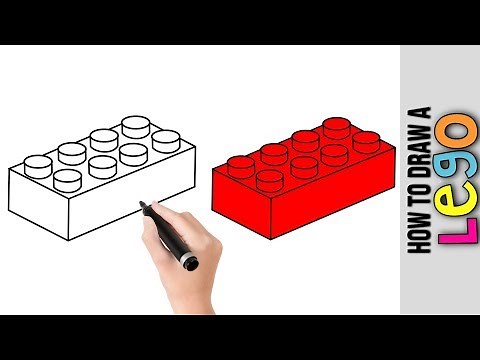 How To Draw Legos Lego ★ Cute Easy Drawings Tutorial For Beginners Step By Step ★ Kids