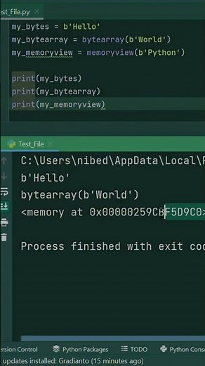 Diving into Python's Binary Types: bytes, bytearray, memoryview | Tech NS Arena