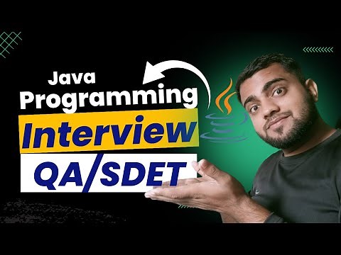 Java Interview Programming Questions QA SDET Part1 | MyCodeWorks