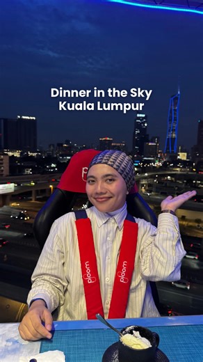 Dinner in the SKY? Yes please! 💫 Feast on delicious food 50 meters above ground! 📍Dinner in the Sky Kuala Lumpur, TREC KL ⏰ 2 slots a day: 6:30PM & 8:00PM (Tuesday to Sunday, closed on Mondays) 🎟️ Klook November promo: RM699 for 2 pax. Regular price: RM399 #klookmy #klooktries #ditsmalaysia #dinnerintheskymalaysia | Klook