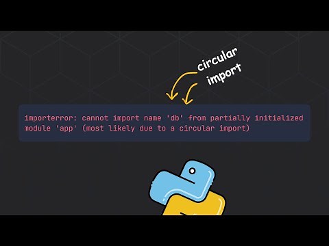 How to fix circular imports in Python | 2MinutesPy
