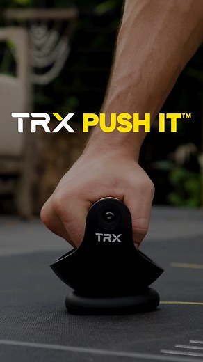 Push-ups just got an updgrade 🪄 Meet TRX Push-It, the progressive push training tool that gives you an advanced upper body workout with every rep, no matter your level. Activate your arms, chest, and core with the power of instability. ❖ BEGINNER: use two stabilizing rings for a traditional push-up stand that fits in your gym bag. ❖ INTERMEDIATE: use one stabilizing ring at a time to build serious strength in each arm. ❖ ADVANCED: skip the rings and stick with the pads to target stabilizing mus