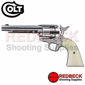Colt .45 SAA Peacemaker Nickel Pellet Firing Air Pistol 5.5"