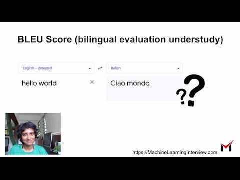 BLEU Score for evaluating text generation NLP tasks