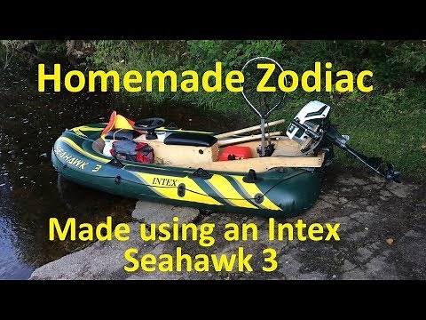 Intex Seahawk 3 fishing boat conversion