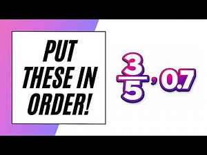 GED Fractions / Decimals in Order!