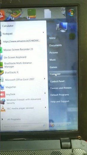 How to bring My Computer icon to desktop on windows 7
