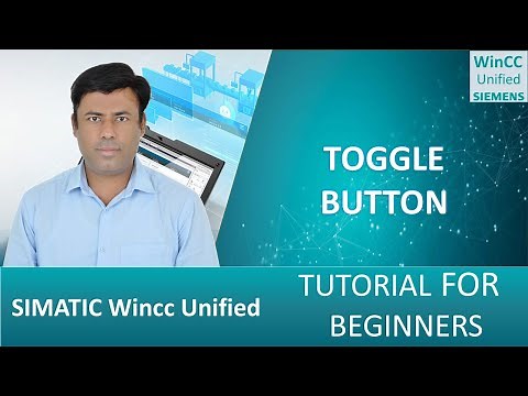 6-WinCC Unified V20: How to Configure Toggle Button (With & Without Script) | WinCC Unified Tutorial