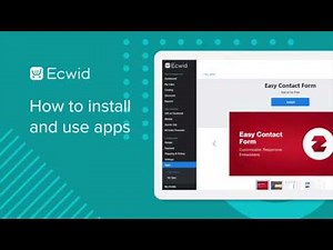 Guide to using Ecwid App Market