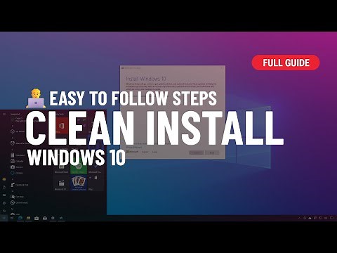 Windows 10: Clean install process (full guide for 2025)