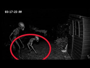 Real-Looking AI CCTV Footage of Aliens at Night | Backyard & Street