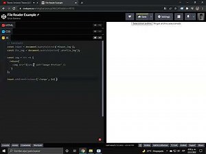 JavaScript - File Reader Example (img)