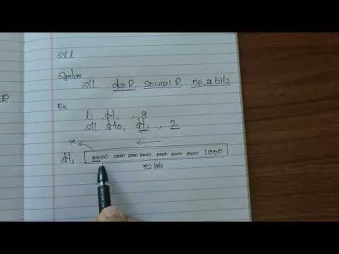 MIPS Shift Instructions