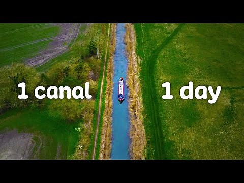 We cruised an entire canal in 1 day | Exploring the UK by narrowboat - 202