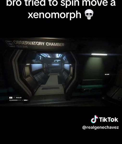 Attempting a Spin Move on a Xenomorph in Alien Romulus Scene